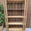 slatted display unit 1 mango wooden slatted display unit