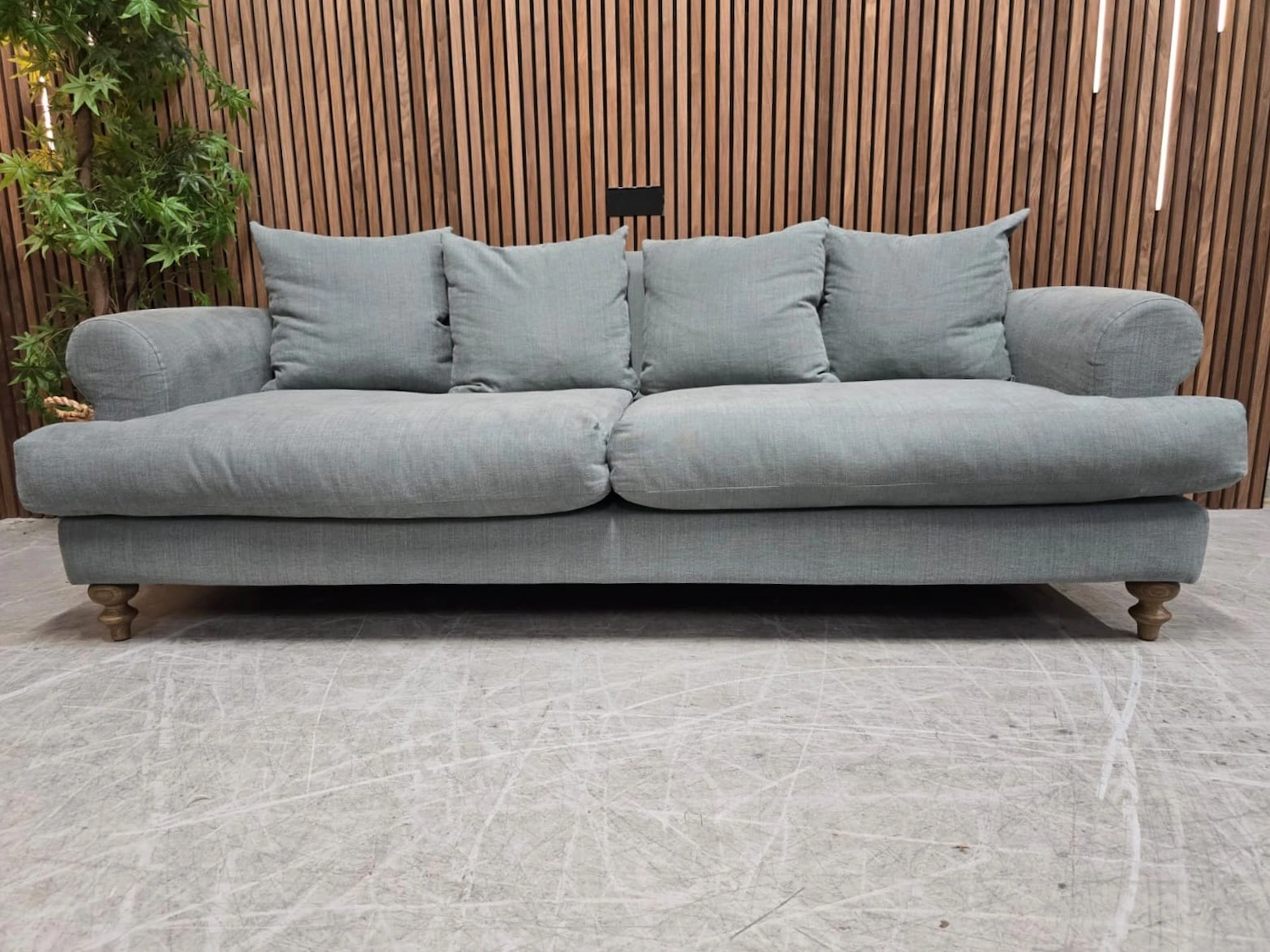 photo of teddy 3 seater sofa in hidden cove