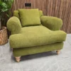 left photo of the teddy armchair