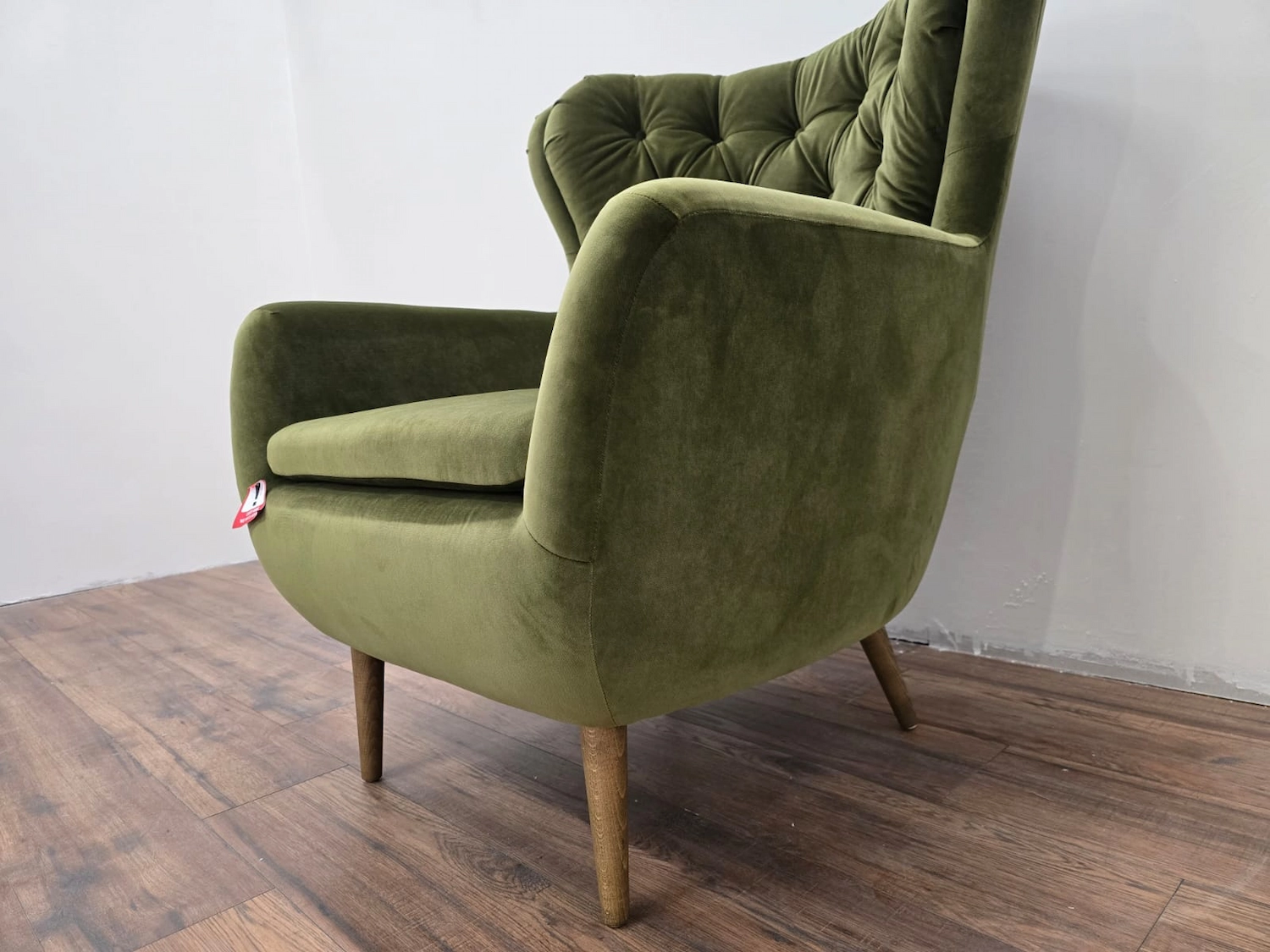 Ernest armchair in meadow smart Velvet 5