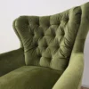 Ernest armchair in meadow smart Velvet 6