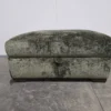 dfs grand designs dunstable Storage Footstool In Green RRP-£399