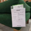 Izzy 2.5 seater in putting green aquaclean Clever Velvet 4