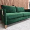 Izzy 2.5 seater in putting green aquaclean Clever Velvet 8