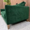 Izzy 2.5 seater in putting green aquaclean Clever Velvet 9