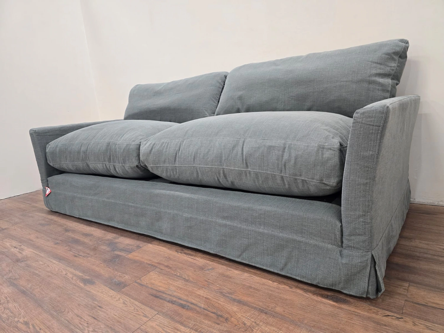 Otto 4 seater sofa in hidden cove Brushed linen cotton 2