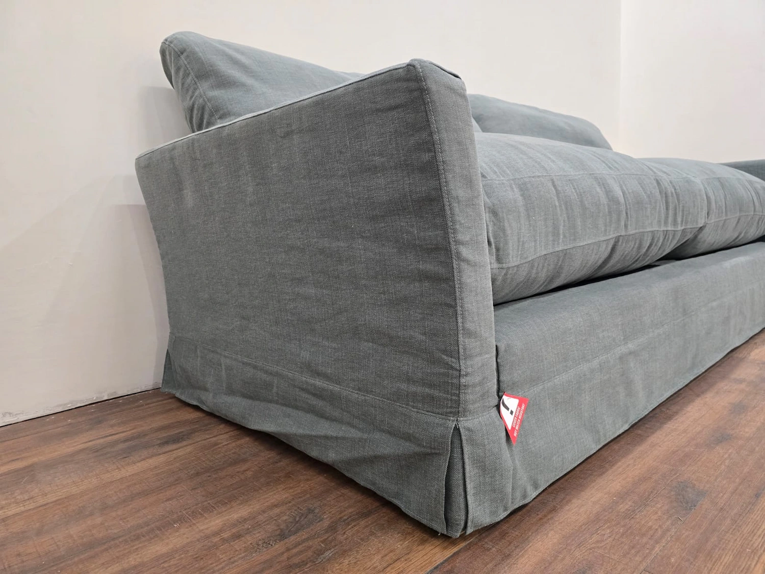 Otto 4 seater sofa in hidden cove Brushed linen cotton 4