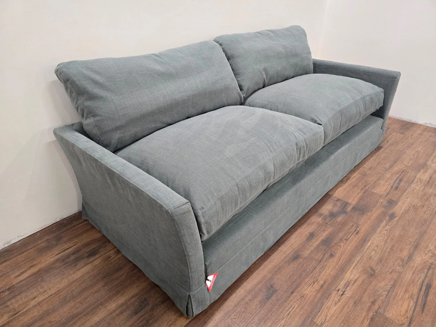 Otto 4 seater sofa in hidden cove Brushed linen cotton 6
