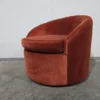 Quinn swivel chair in Moroccan spice 1 quinn swivel chair in moroccan spice smart velvet