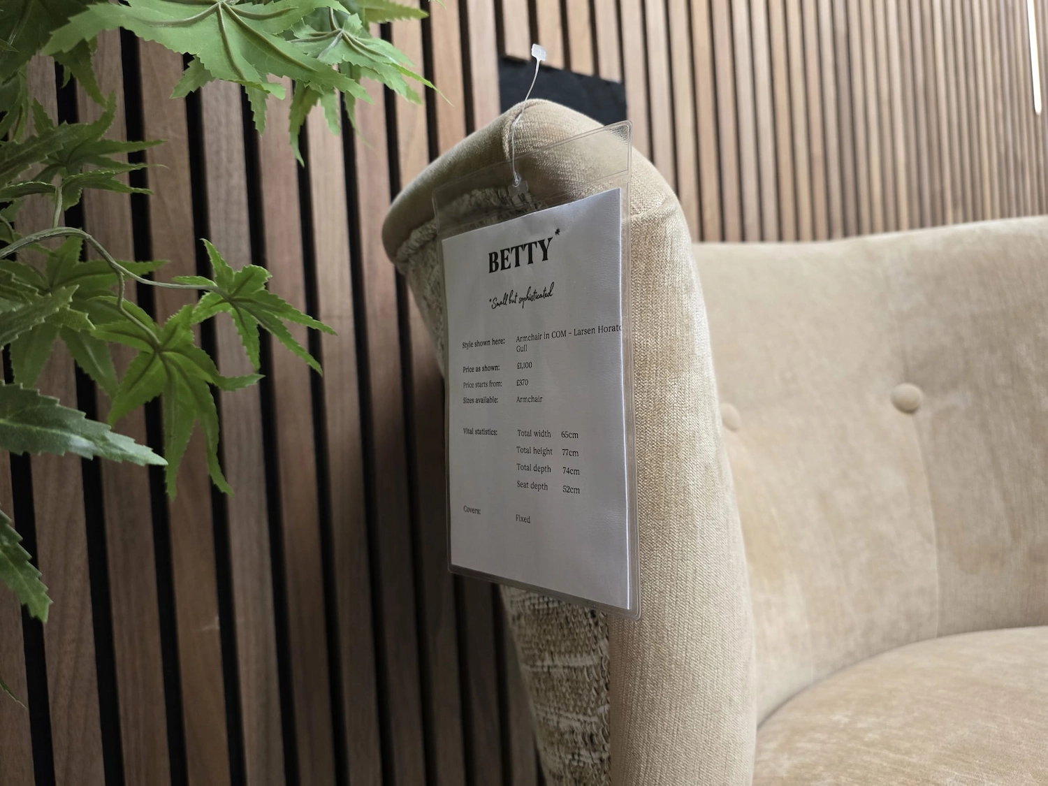 betty armchair in gull 4