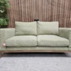 costello 2 seater in cardamon brushed linen cotton