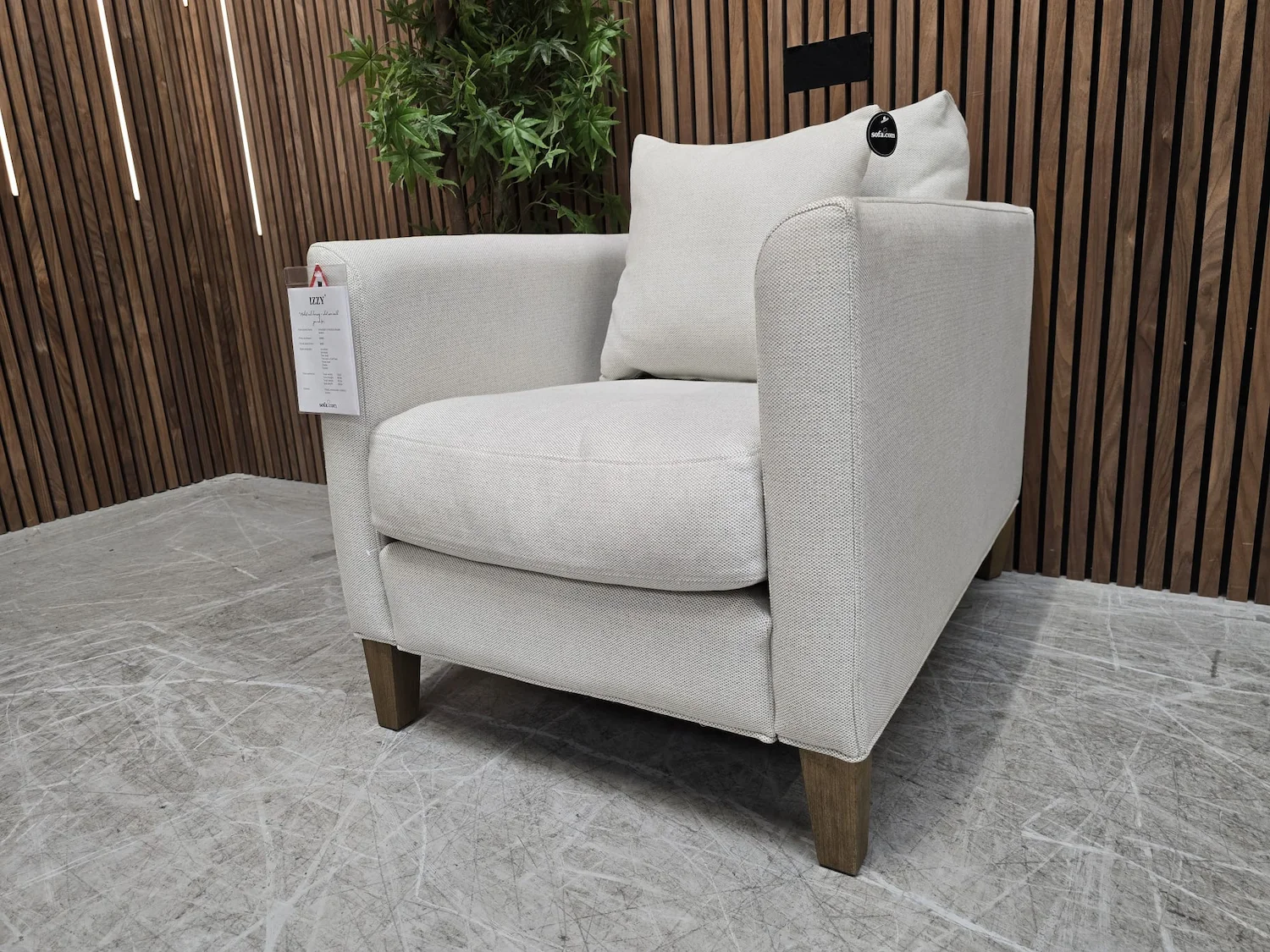 izzy armchair in pumice house basket weave 1 izzy armchair in pumice house basket weave from the right side