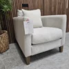izzy armchair in pumice house basket weave 2 izzy armchair in pumice house basket weave from the left side