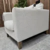 izzy armchair in pumice house basket weave 5 right side arm profile on the izzy chair