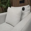 izzy armchair in pumice house basket weave 6 back cushions on the izzy armchair