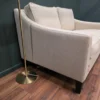 Iggy 2 seater in Pumice herringbone 5
