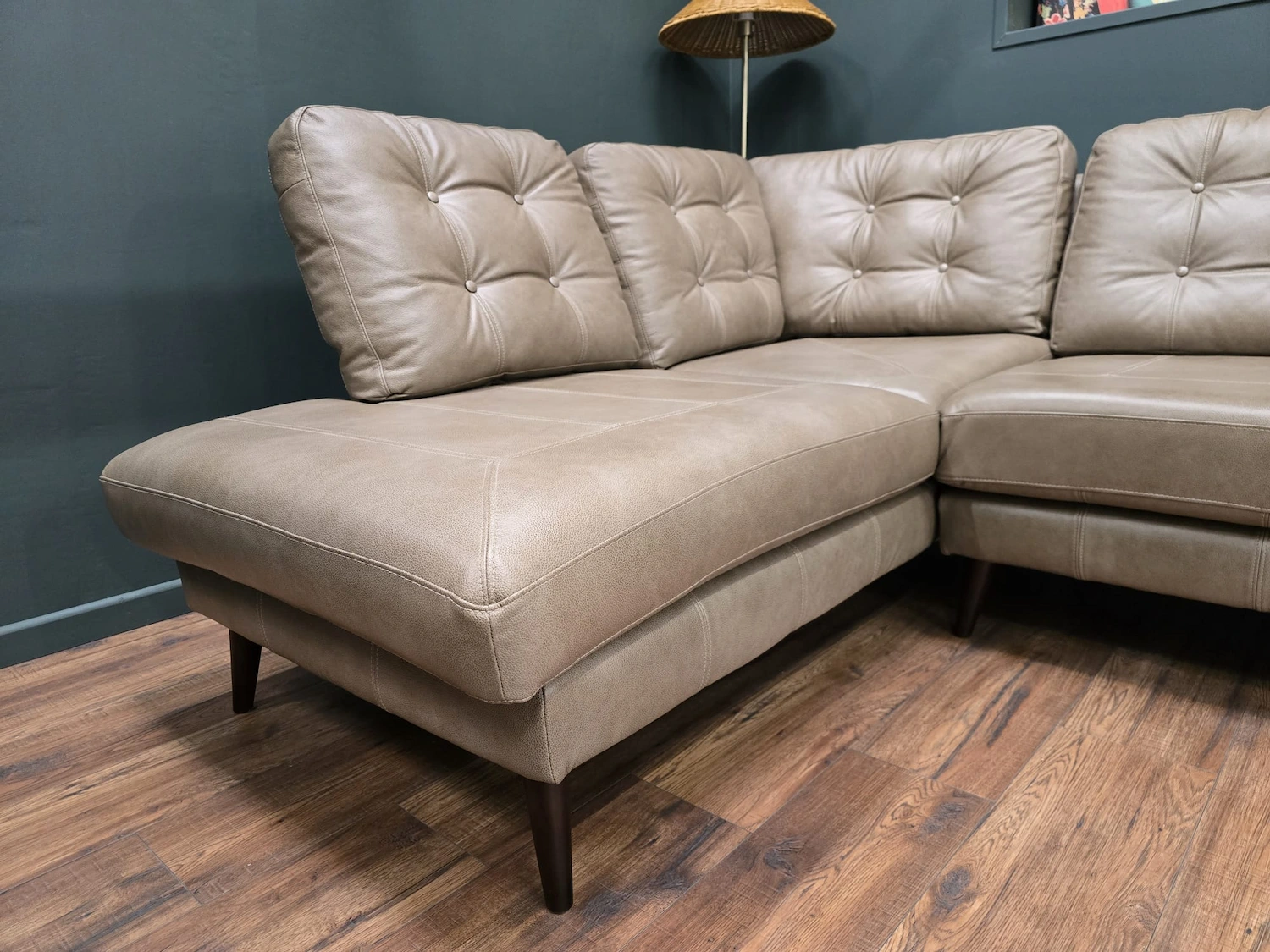 french connection camden left hand facing corner in leather 3