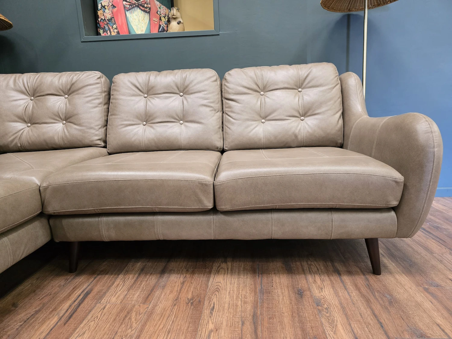 french connection camden left hand facing corner in leather 4