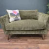 orla kiely dorsey loveseat in moss derry