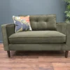 orla kiely ebben loveseat in olive clara