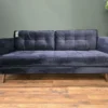 orla kiely ivy large sofa in indigo bandon velvet