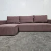 sofa.com oswald left hand facing chaise sofa in pinot noir norfolk cotton